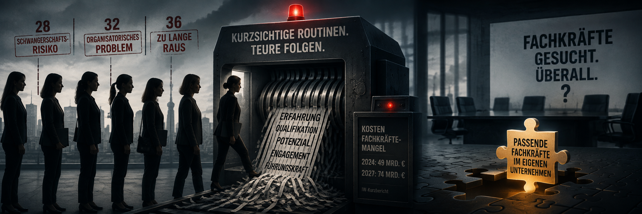 Vorschaubild für Hausgemachter Fachkräftemangel: Wie die deutsche Wirtschaft ihr eigenes Personal aussortiert