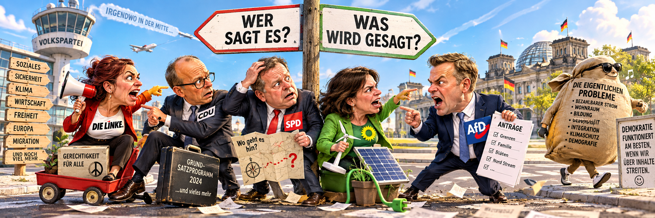 Das Problem hat das falsche Parteibuch