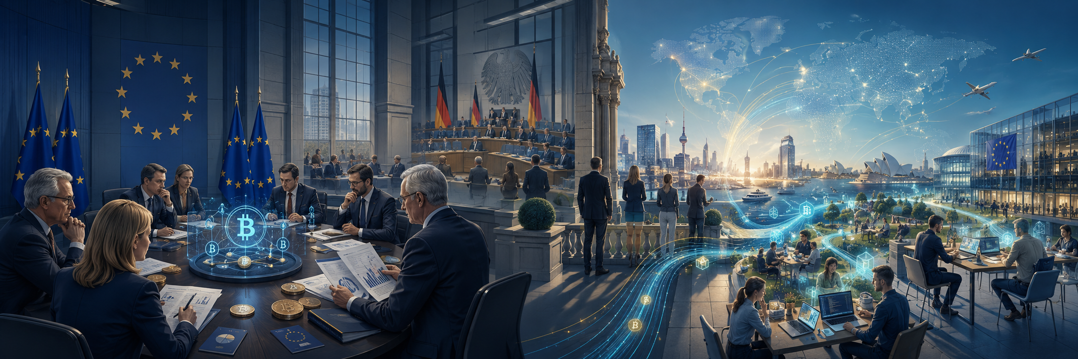 Mit dem Kopf durch die Wand: Warum die EU und Deutschland die Krypto-Zukunft verspielen wollen